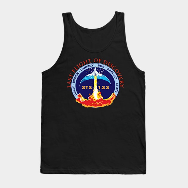 Last Flight of Discovery Tank Top by Spacestuffplus